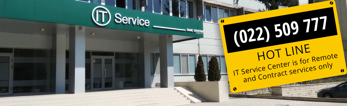 Work of IT Service Center during the quarantine period